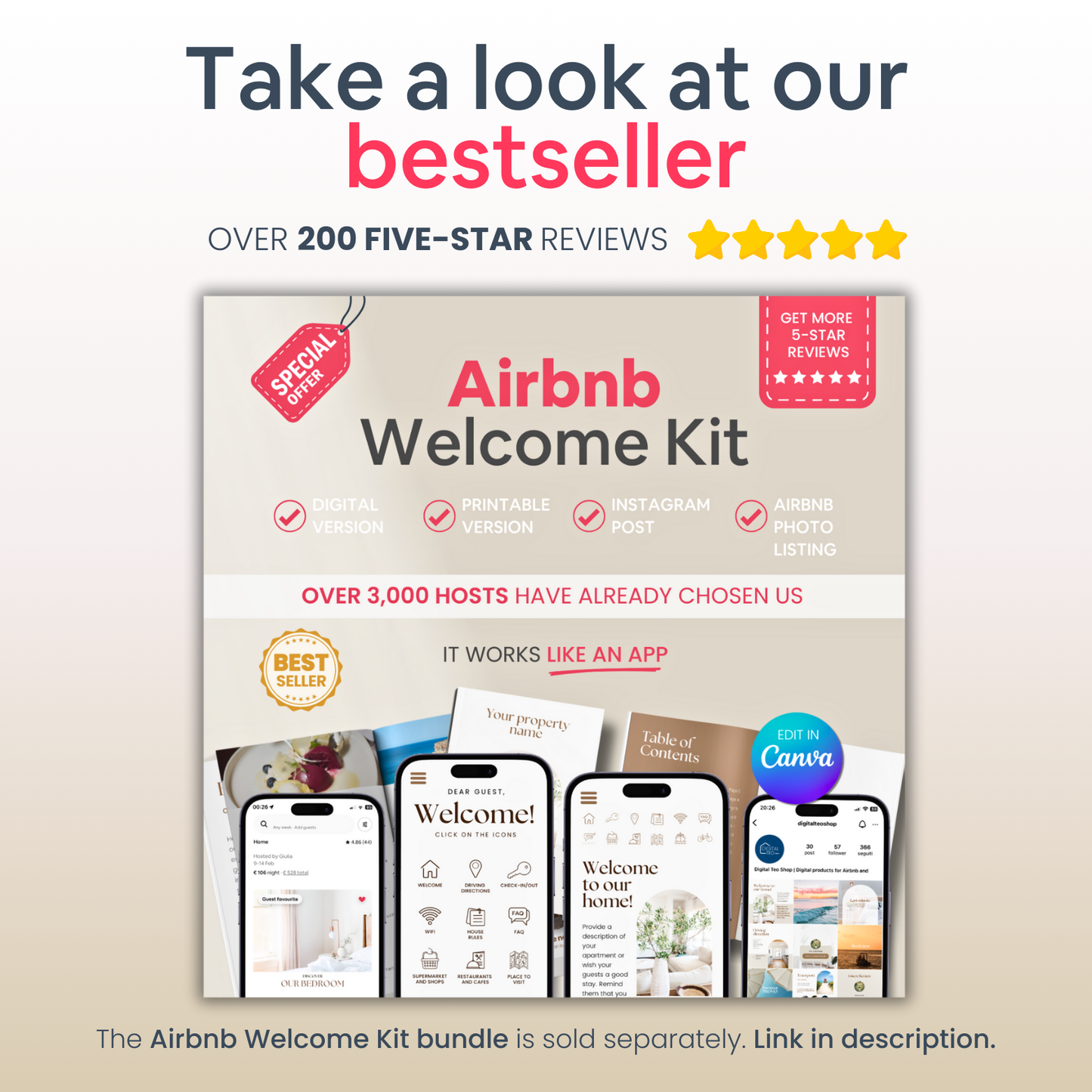 Airbnb Template Income and Expense Spreadsheet - Digital Teo Shop
