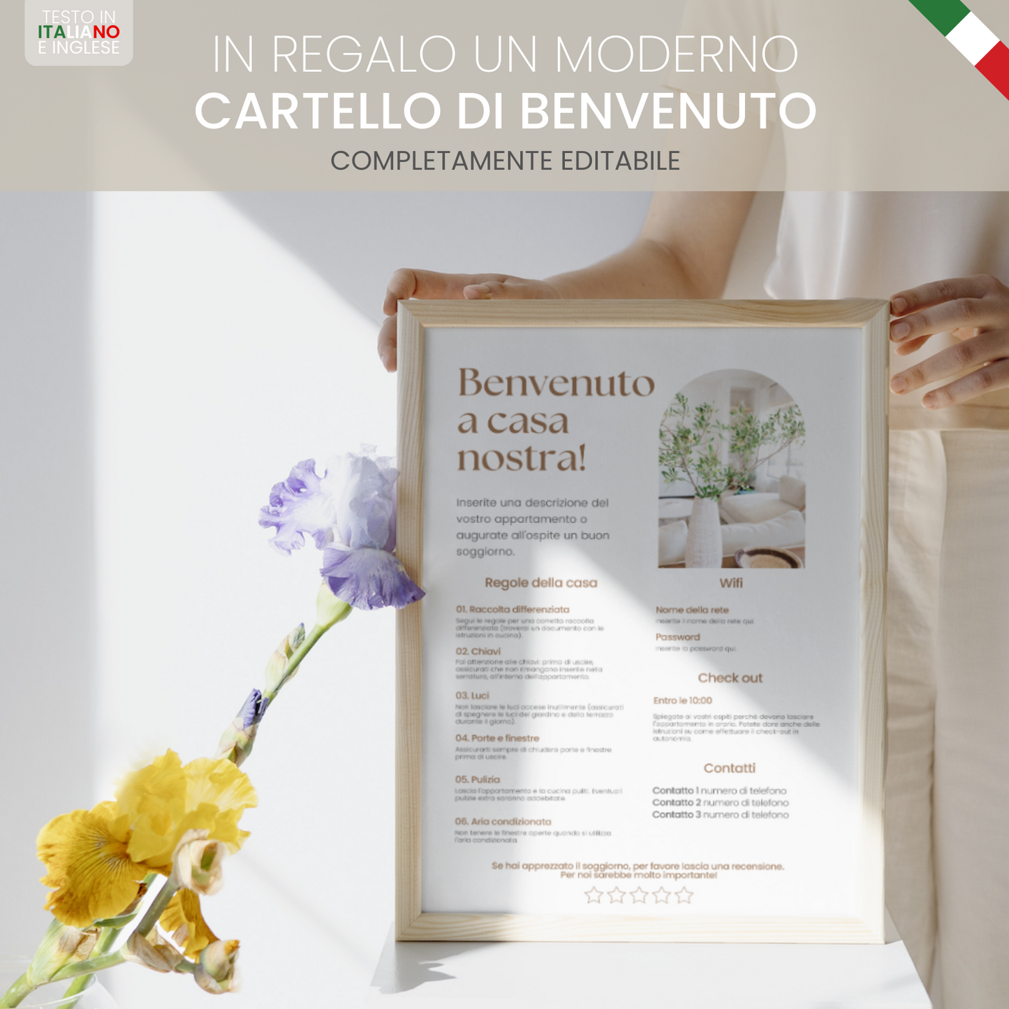 Bilingual Welcome Book – English & Italian Edition - Digital Teo Shop