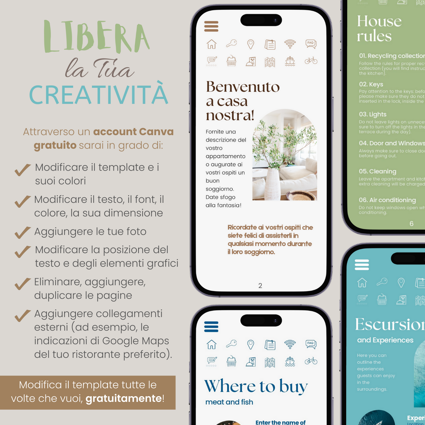 Bilingual Welcome Book – English & Italian Edition - Digital Teo Shop