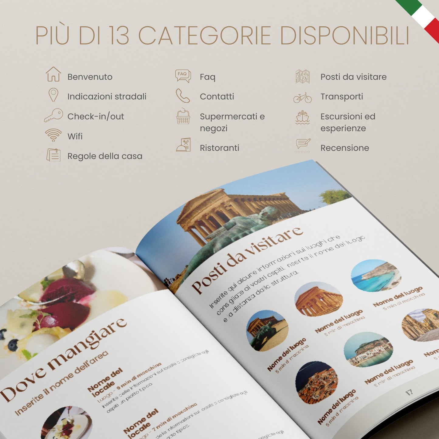 Bilingual Welcome Book – English & Italian Edition - Digital Teo Shop