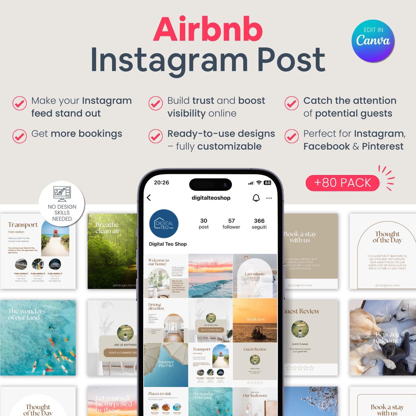 All-in-One Airbnb Welcome Kit - Digital Teo Shop