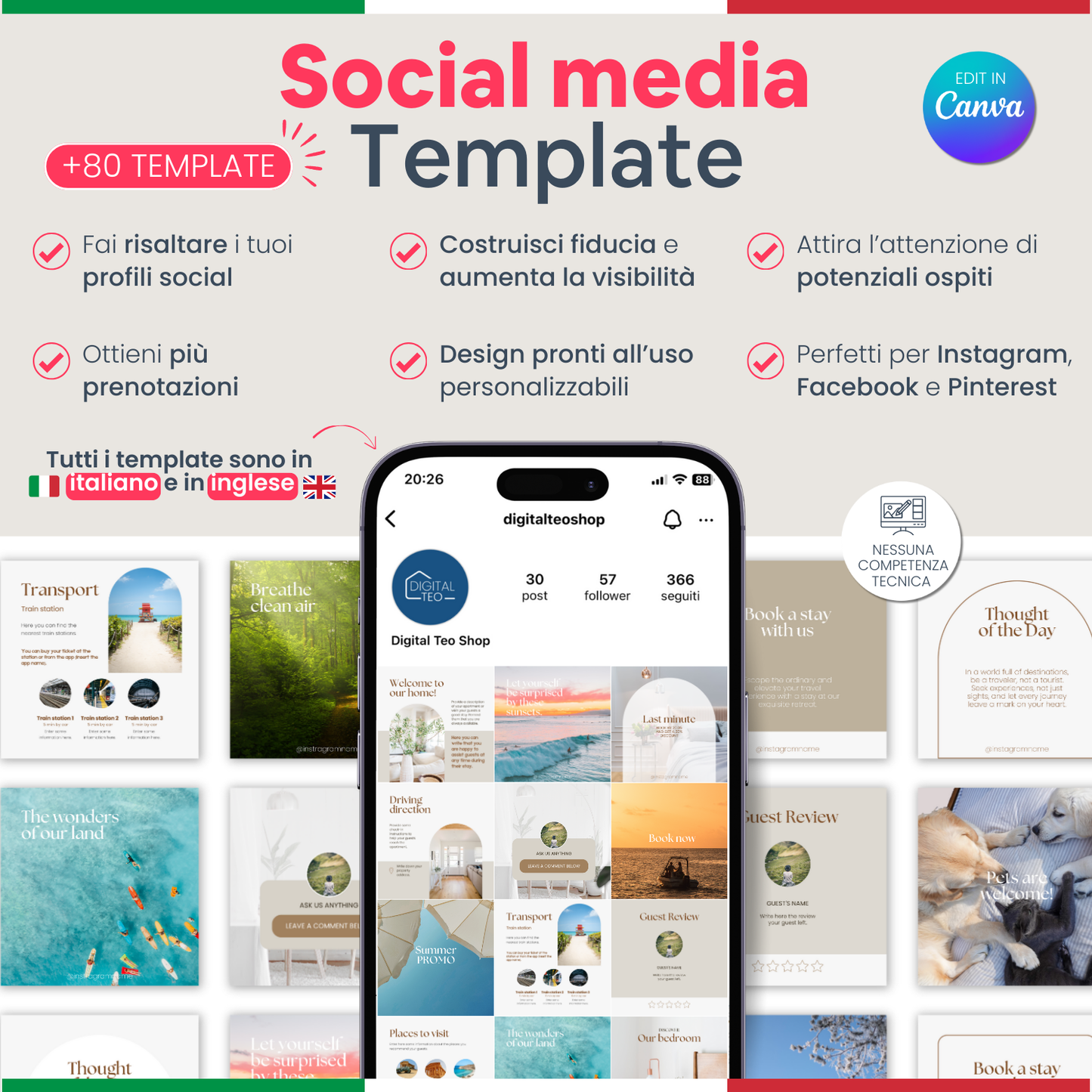 Bilingual Airbnb Ultimate Bundle – English & Italian Edition - Digital Teo Shop
