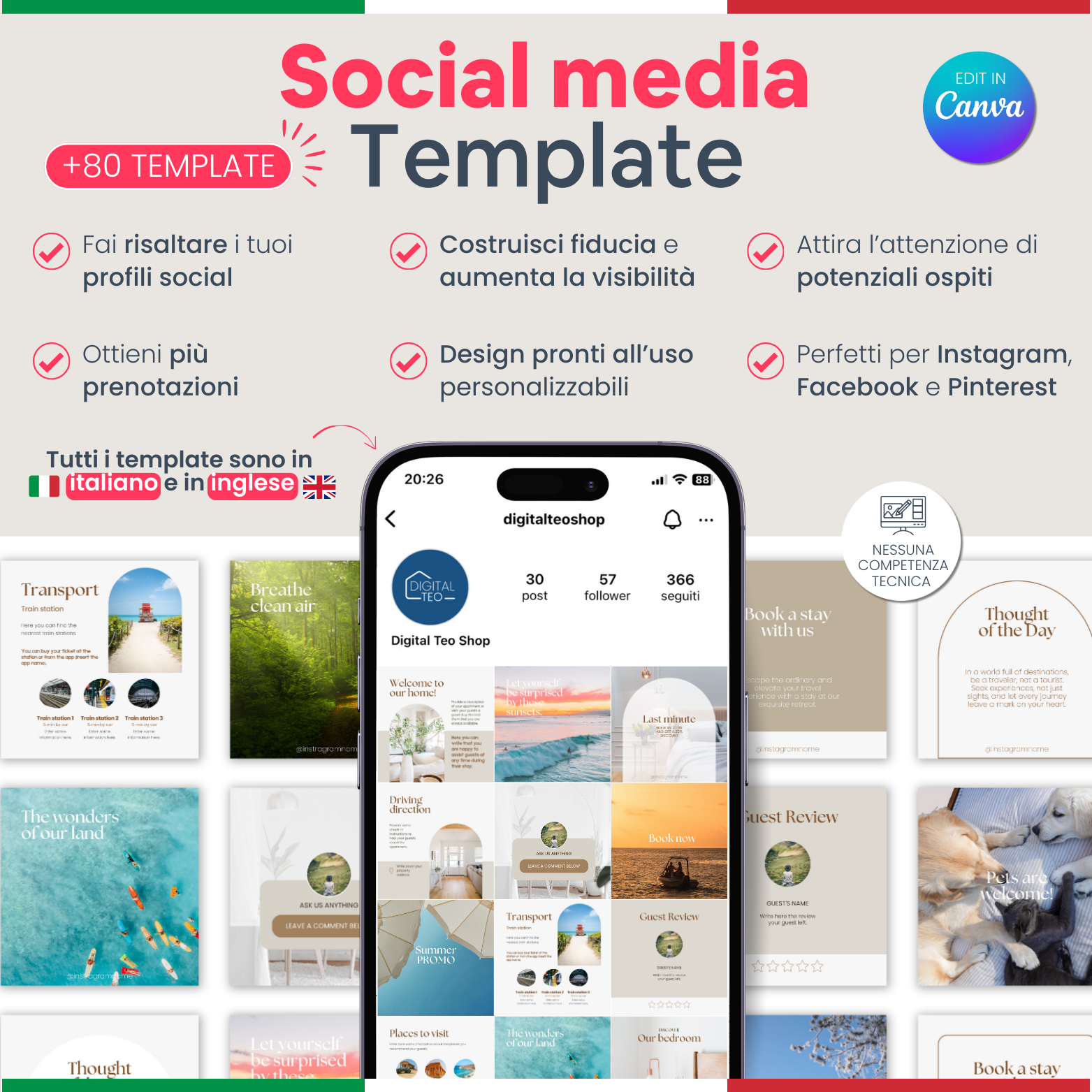 Bilingual Airbnb Ultimate Bundle – English & Italian Edition - Digital Teo Shop
