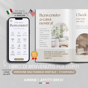 Bilingual Welcome Book – English & Italian Edition - Digital Teo Shop