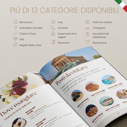 Bilingual Welcome Book – English & Italian Edition - Digital Teo Shop
